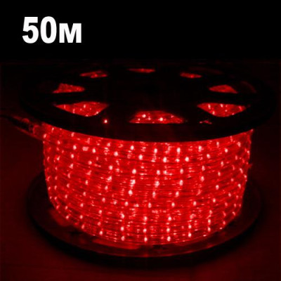 Roter LED-Schlauch 80m